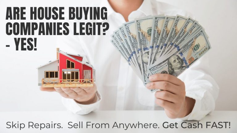 man holding cash and a house